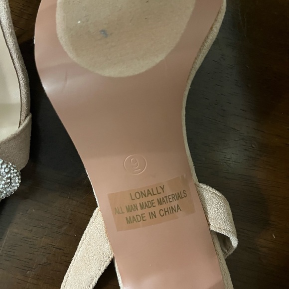 Lulu’s Beige Ankle Strap Heels - Picture 7 of 7